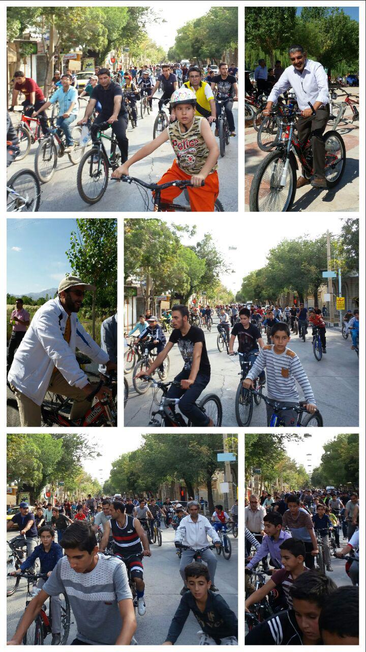 برگزاری همایش بزرگ دوچرخه‌ سواری در اقلید