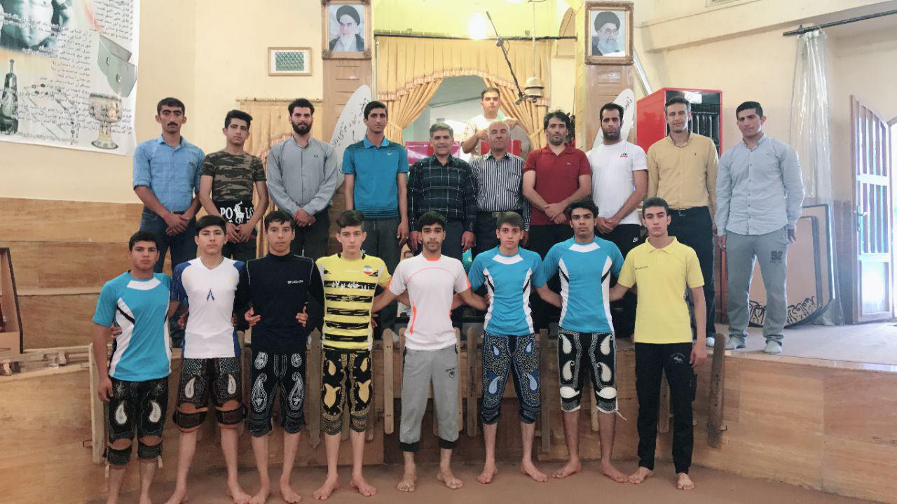 دیدار رئیس اداره ورزش و جوانان اقلید با  باستانی کاران منتخب جوانان استان 