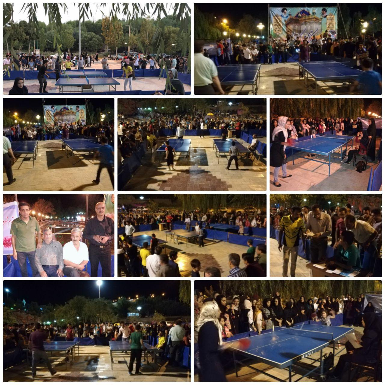 برترین های مسابقات تنیس روی میز پارکی در اقلید شناخته شدند