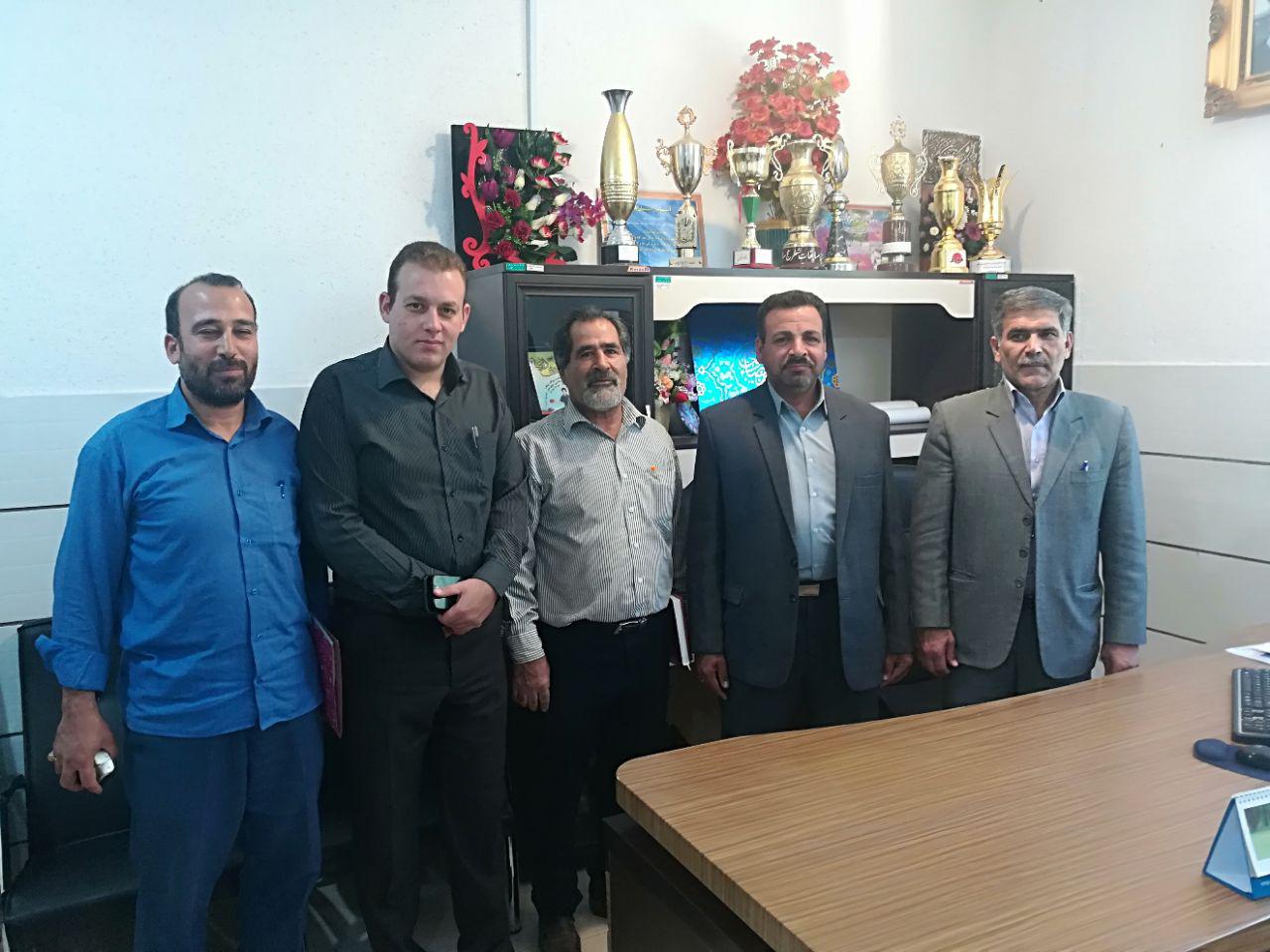 دیدار رئیس زندان اقلید با رئيس اداره ورزش و جوانان شهرستان