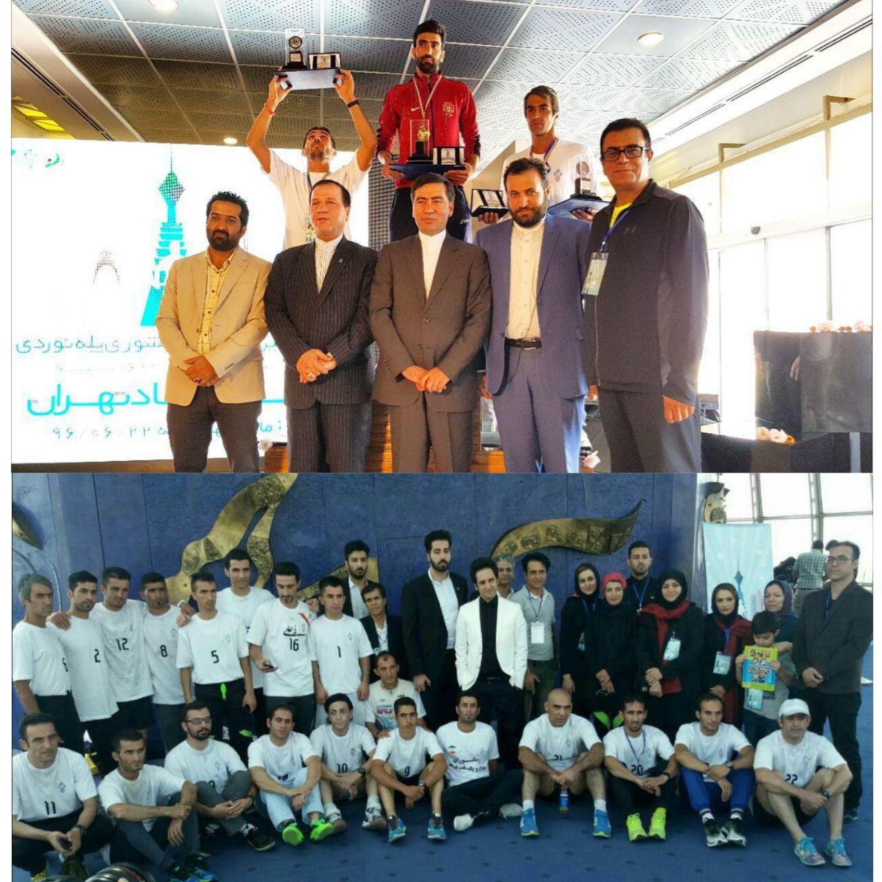 افتخار آفرینی ورزشکار اقلیدی در مسابقات کشوری پله نوردی همگانی