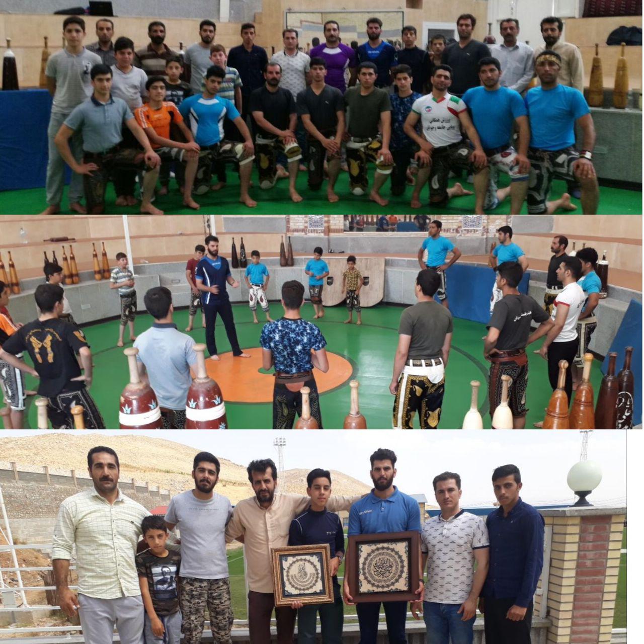 اردوی مشترک آماده سازی ورزش های زورخانه ای بین اقلید و سپیدان