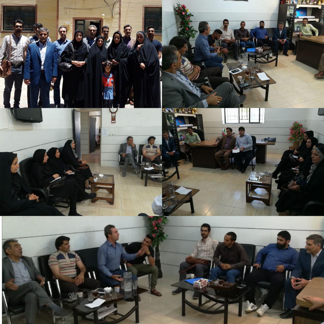 حضور رئیس هیئت ژیمناستیک استان در اقلید